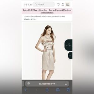 David’s Bridal dress